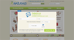Desktop Screenshot of lojadosnaturais.com.br